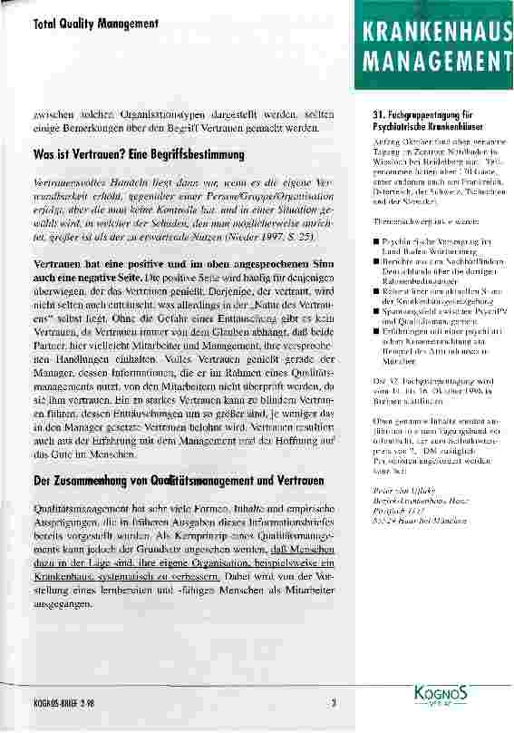 Vorschauseite 2: Qualitätsmanagement - Die Rolle der Führungskräfte