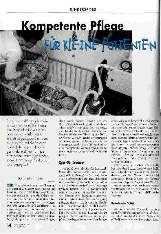 Vorschauseite 1: Kompetente Pflege für kleine Patienten