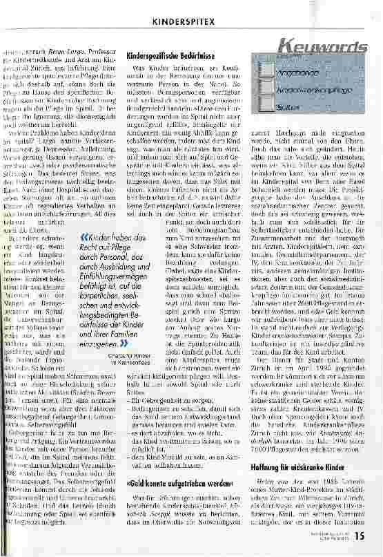 Vorschauseite 2: Kompetente Pflege für kleine Patienten