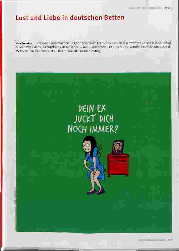 Vorschauseite 1: Lust und Liebe in deutschen Betten
