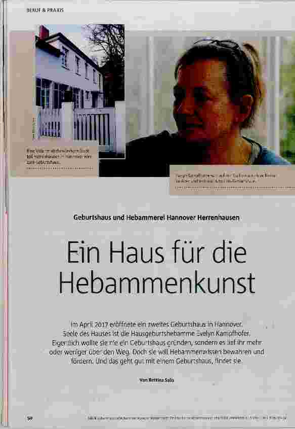Vorschauseite 1: Ein Haus für die Hebammenkunst