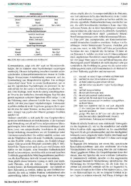 Vorschauseite 3: Erzählungen hirnverletzter Personen: Eine Analyse aus narratologischer Perspektive