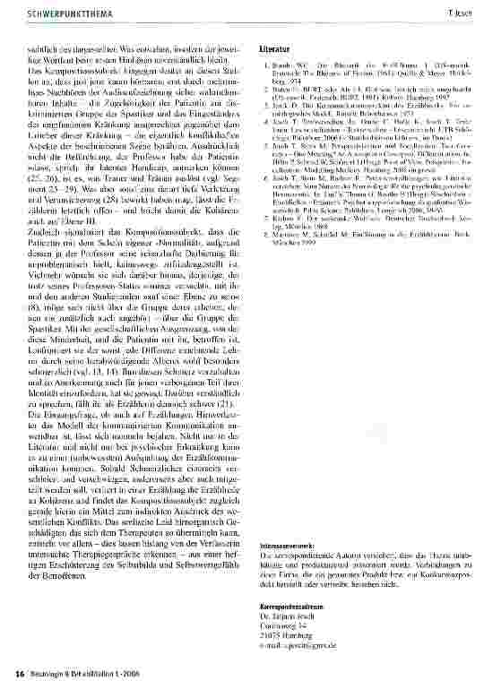 Vorschauseite 5: Erzählungen hirnverletzter Personen: Eine Analyse aus narratologischer Perspektive