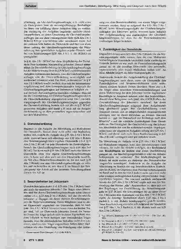 Vorschauseite 2: Beteiligung, Mitwirkung und Einspruch nach dem BGIeiG Teil 1