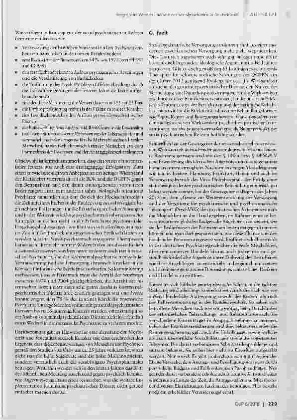 Vorschauseite 3: Vom Werden und Sein der Sozialpsychiatrie in Deutschland