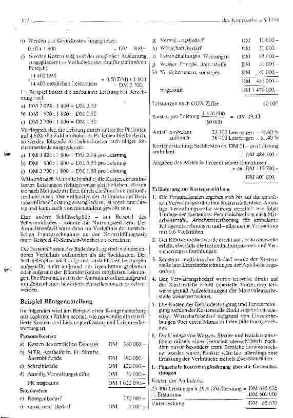 Vorschauseite 3: Offensive statt Defensive - die Kosten der Ambulanzen 1989