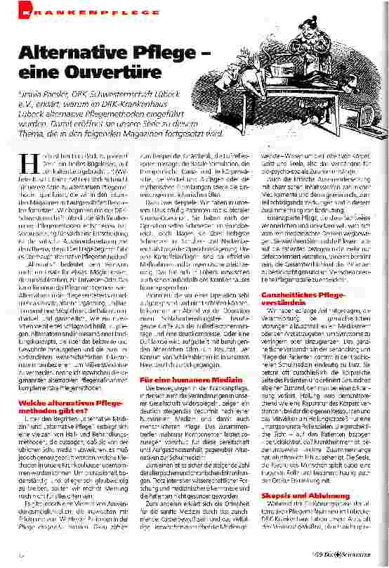 Vorschauseite 1: Alternative Pflege - eine Ouvertüre