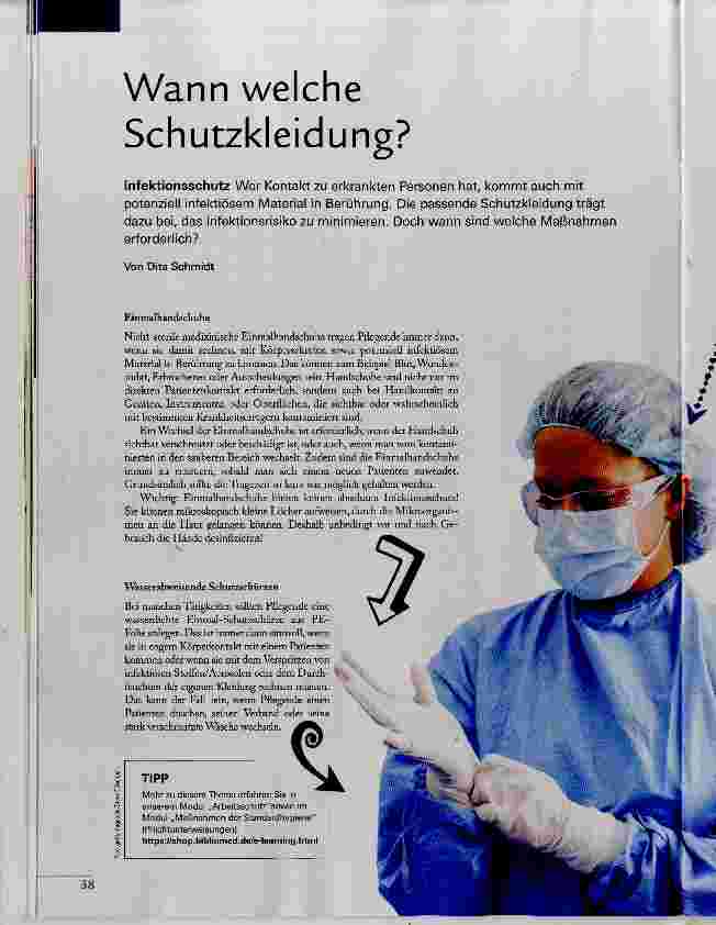 Vorschauseite 1: Wann welche Schutzkleidung?