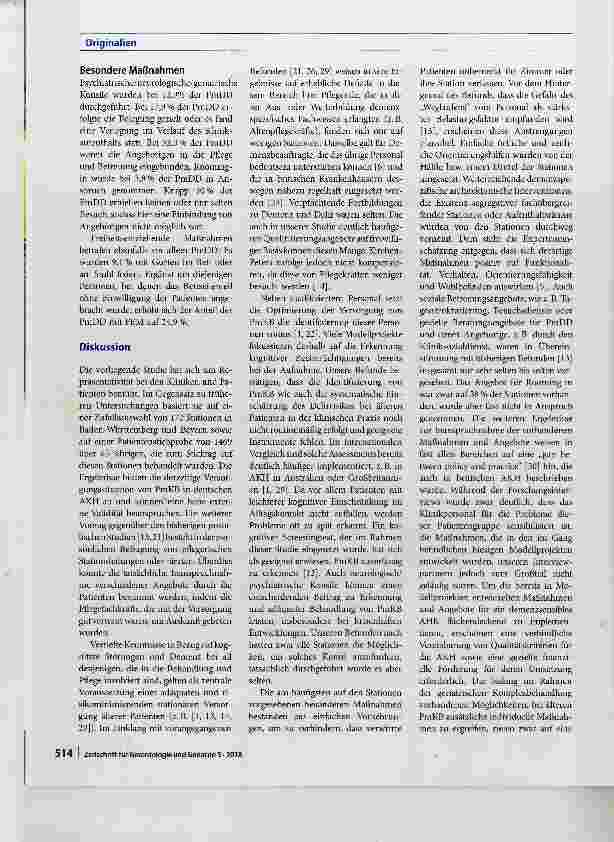 Vorschauseite 6: Demenzsensible Versorgungsangebote im Allgemeinkrankenhaus