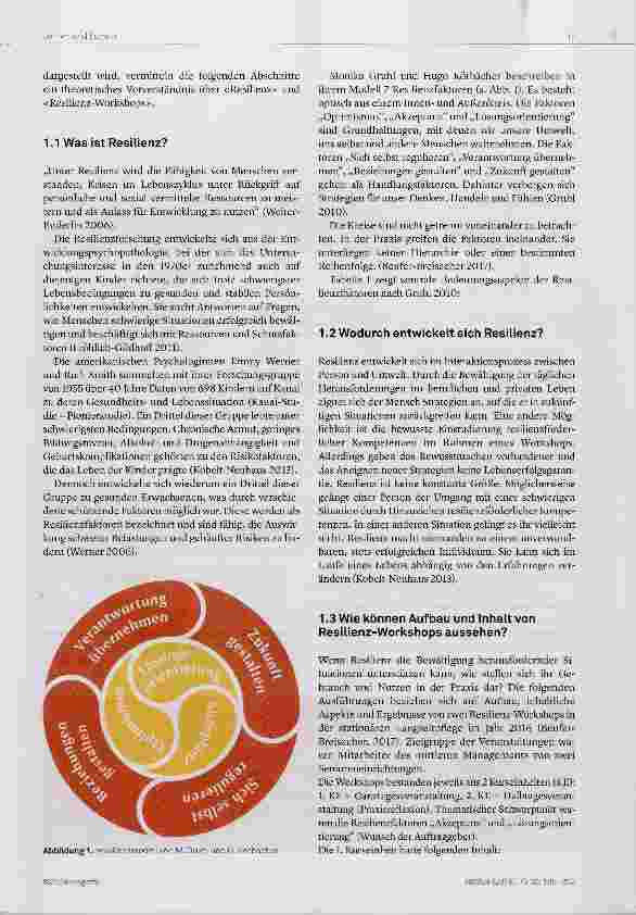 Vorschauseite 3: „Resilienz in der Pflege“ - von Anfang an!