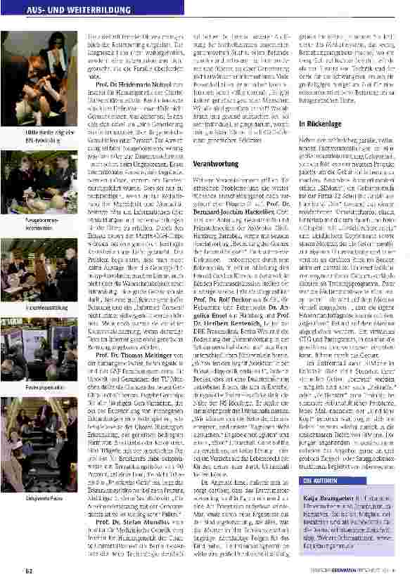Vorschauseite 3: Wir müssen uns der Diskussion stellen!Perinatalkongress in Berlin