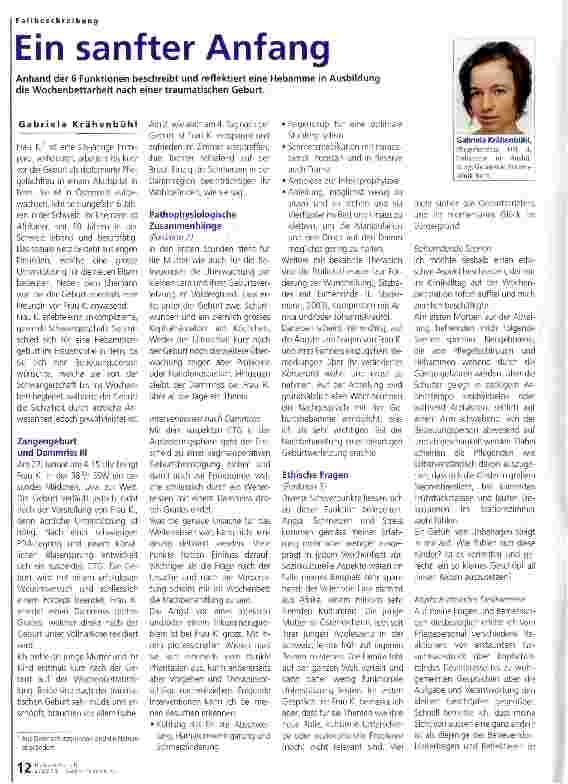 Vorschauseite 1: Ein sanfter Anfang