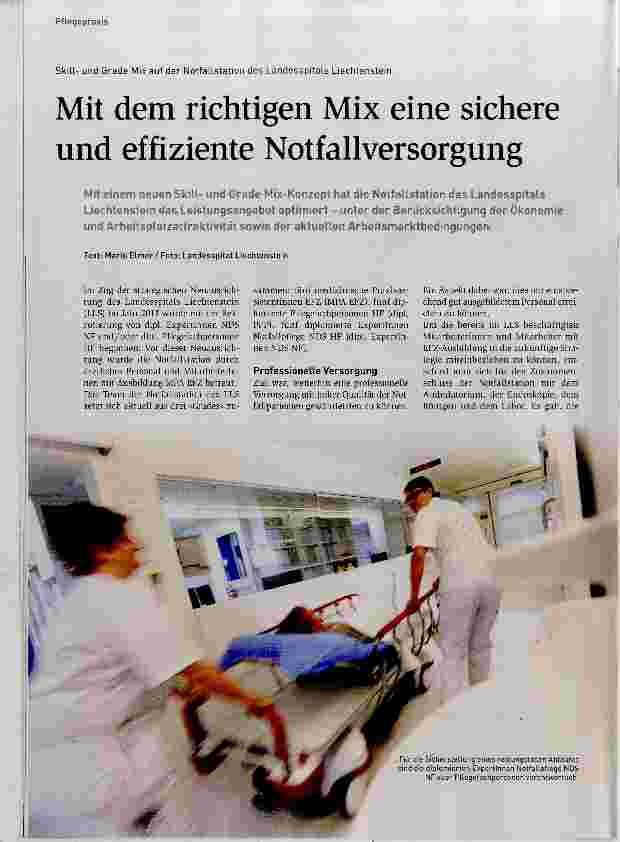 Vorschauseite 1: Mit dem richtigen Mix eine sichere und effiziente Notfall Versorgung