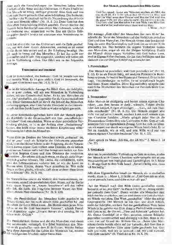 Vorschauseite 4: Fester Grund zum Leben Gedanken zum biblischen Weltund Menschenbild