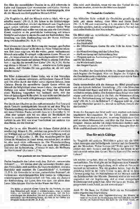 Vorschauseite 5: Fester Grund zum Leben Gedanken zum biblischen Weltund Menschenbild