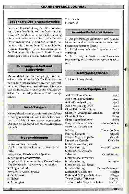 Vorschauseite 2: Metronidazol