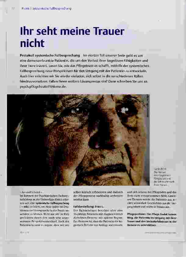 Vorschauseite 1: Ihr seht meine Trauer nicht
