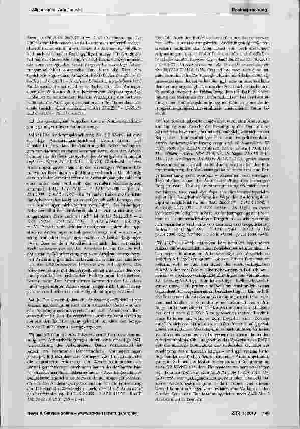 Vorschauseite 3: Dynamische Bezugnahme auf Tarifvertrag Betriebsübergang