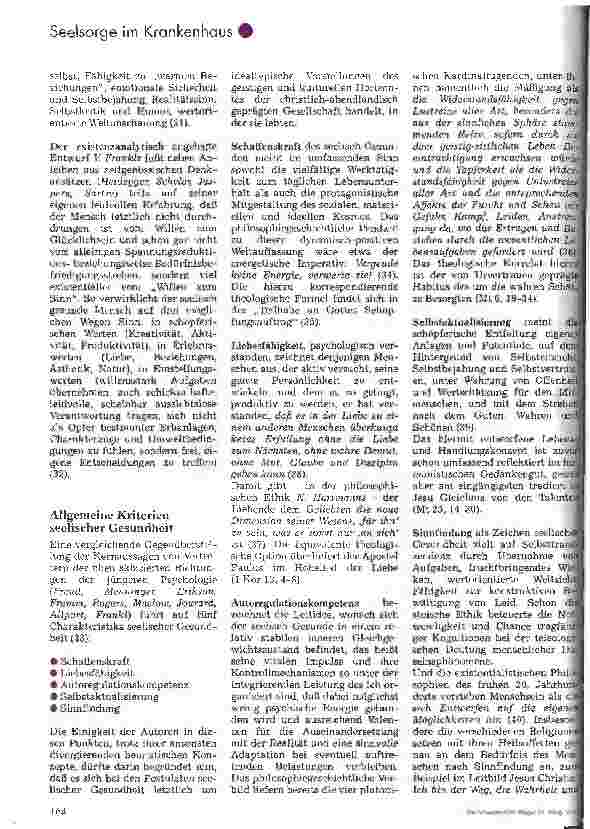 Vorschauseite 6: Seelische Gesundheit - Kraft zum Menschsein