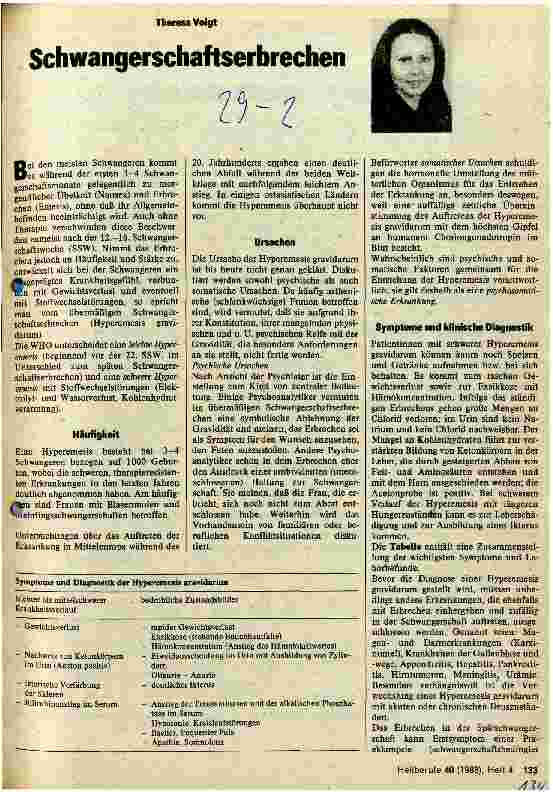 Vorschauseite 1: Schwangerschaftserbrechen