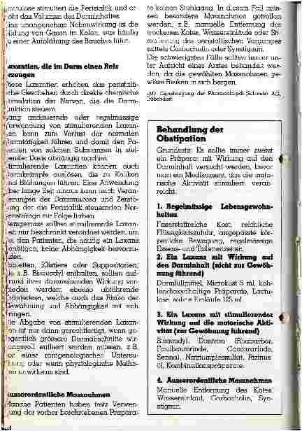 Vorschauseite 2: Behandlungen von Verstopfungen in Spitälern und Heimen