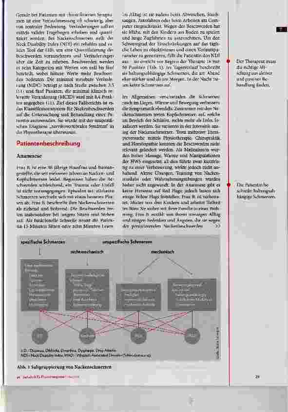 Vorschauseite 2: Klassifikation und multimodale Therapie bei Kopfund Nackenschmerzen