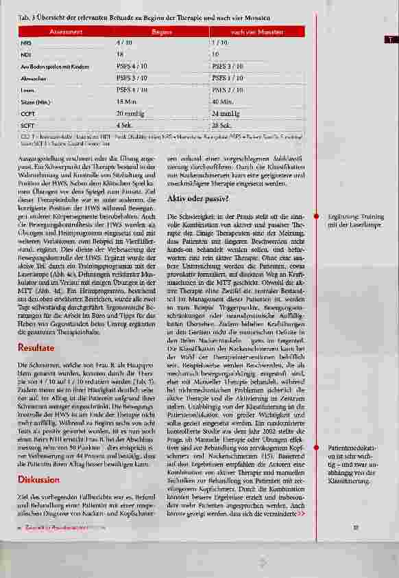 Vorschauseite 6: Klassifikation und multimodale Therapie bei Kopfund Nackenschmerzen
