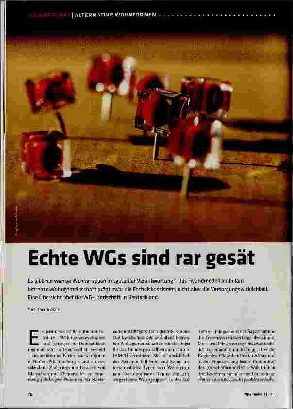 Vorschauseite 1: Echte WCs sind rar gesät