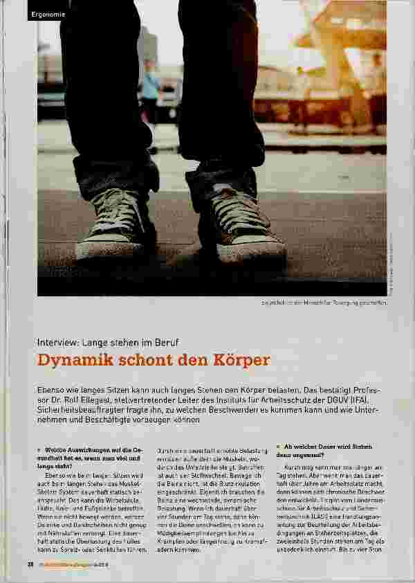 Vorschauseite 1: Dynamik schont den Körper