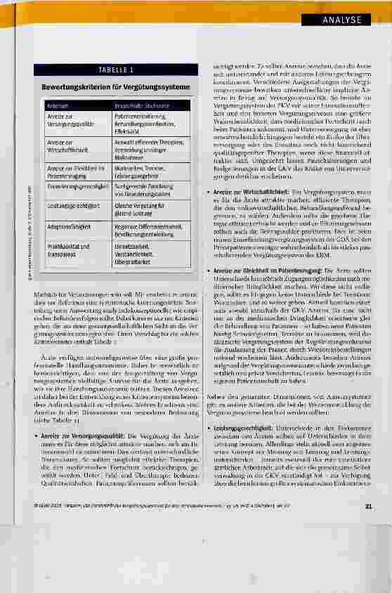 Vorschauseite 6: Die Parallelität der Vergütungssysteme für den ambulanten Bereich