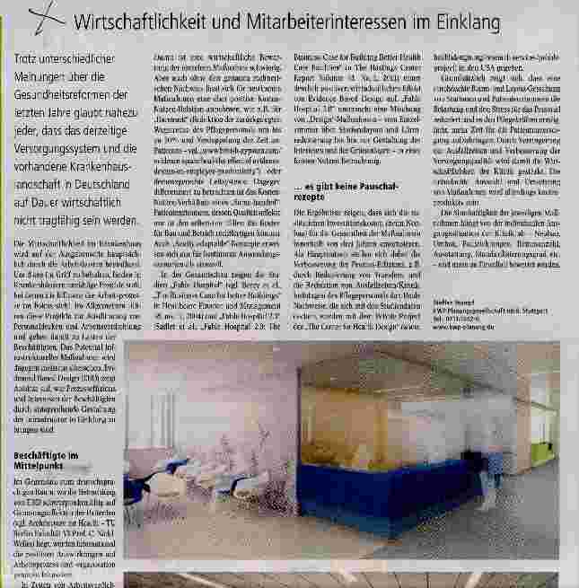 Vorschauseite 1: Wirtschaftlichkeit und Mitarbeiterinteressen im Einklang