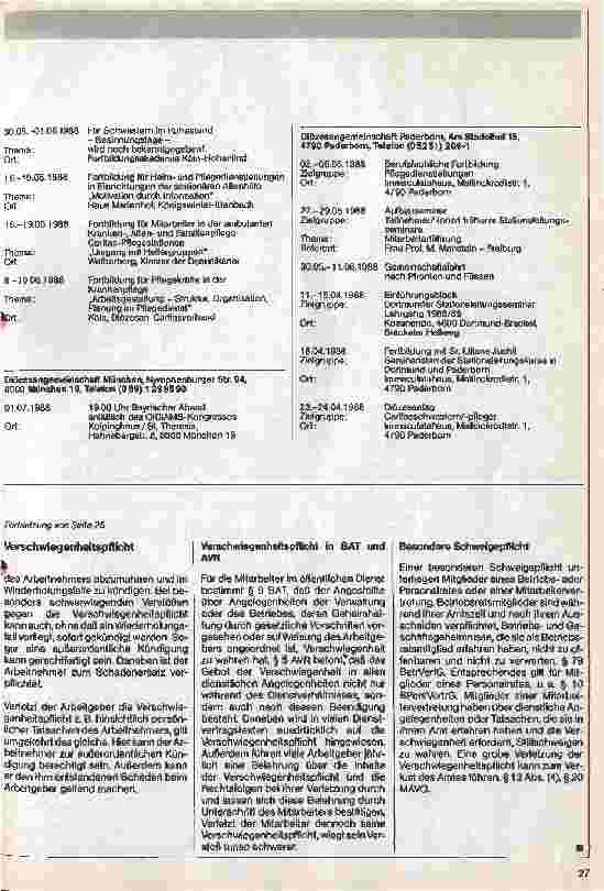 Vorschauseite 2: Verschwiegenheitspflicht 1. Teil