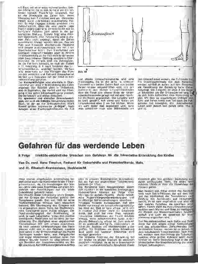 Vorschauseite 5: Die besonderen Aufgaben der Schwester in der Orthopädie 4. Folge: Allgemeines zur Gipsbehandlung in der Orthpädie