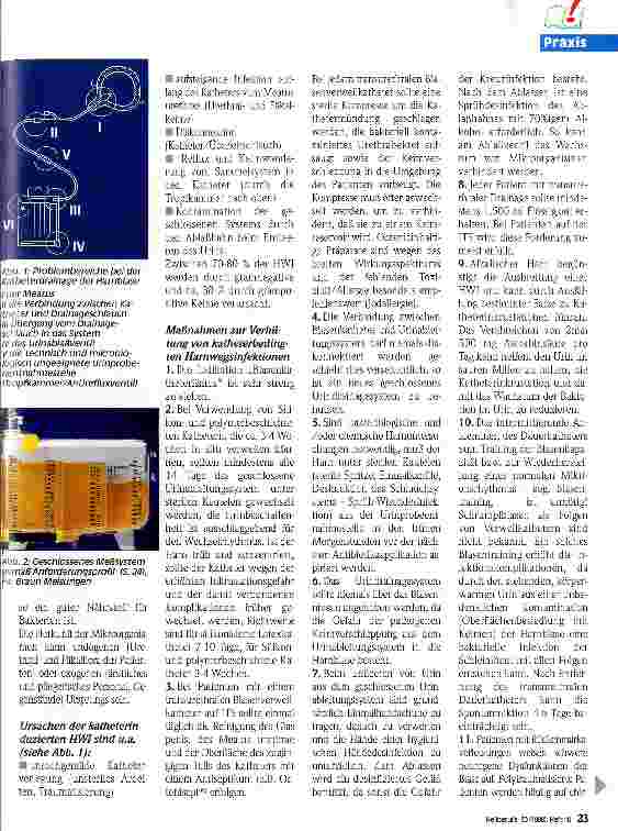 Vorschauseite 2: Prävention nosokomialer Harnweginfektionen