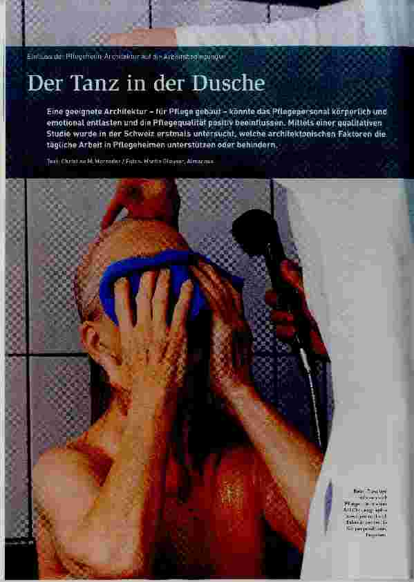 Vorschauseite 1: Der Tanz in der Dusche
