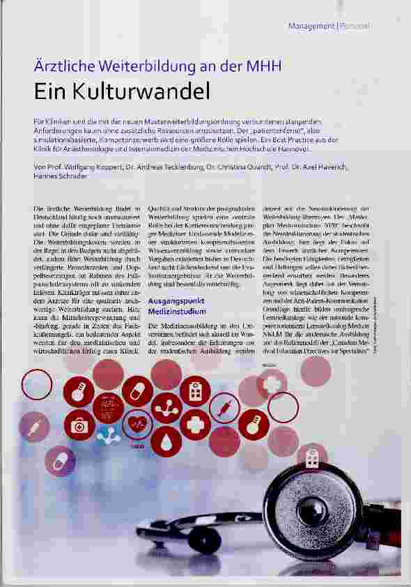 Vorschauseite 1: Ein Kulturwandel