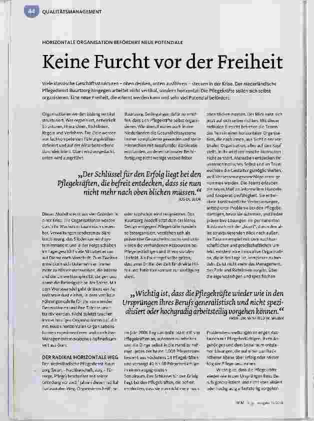 Vorschauseite 1: Keine Furcht vor der Freiheit