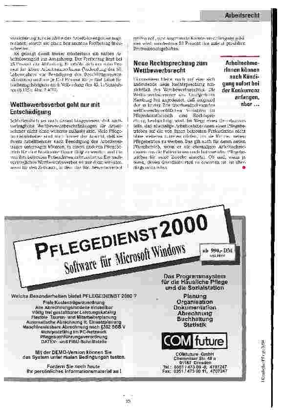 Vorschauseite 4: Wenn MitarbeiterInnen gehen müssen Dauerprobleme im Arbeitsrecht für Pflegebetriebe