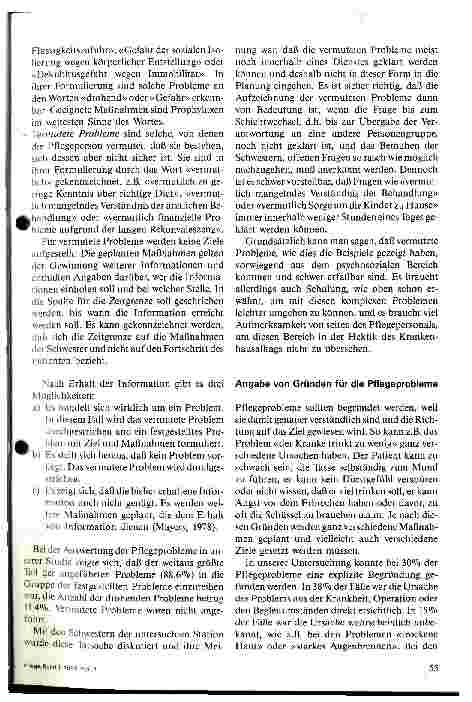 Vorschauseite 6: Verbessert die Pflegeplanung die Praxis? Untersuchung von 100 Pflegedokumentationen