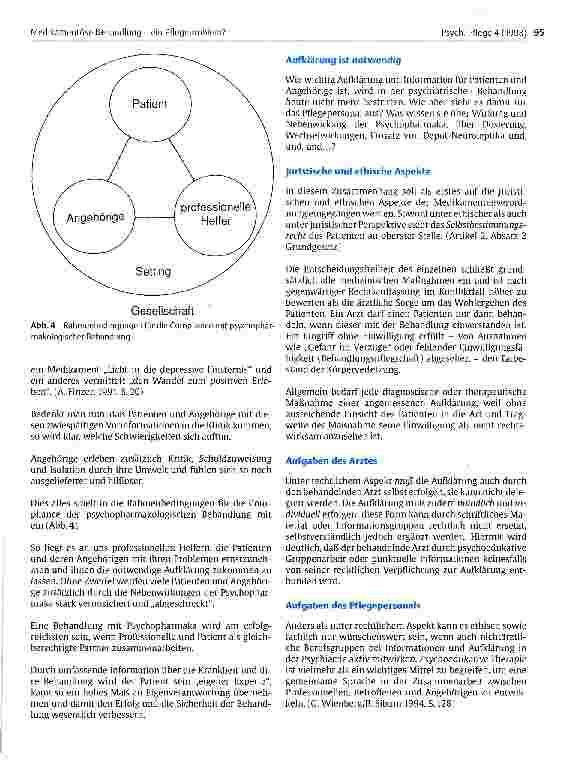 Vorschauseite 4: Medikamentöse Behandlung - ein Pflegeproblem? Ansätze zur Neuorientierung pflegerischen Handelns bei der medikamentösen Therapie