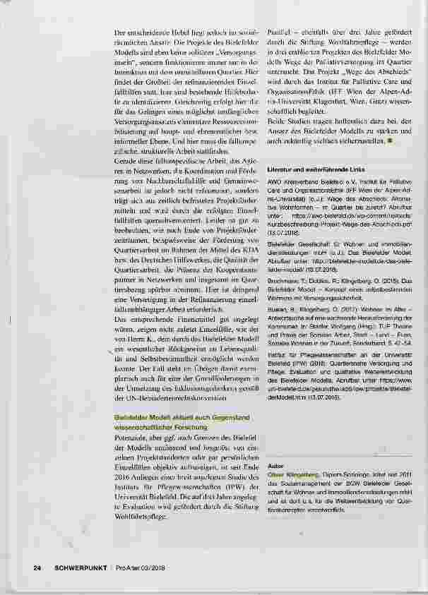 Vorschauseite 4: Das Bielefelder Modell