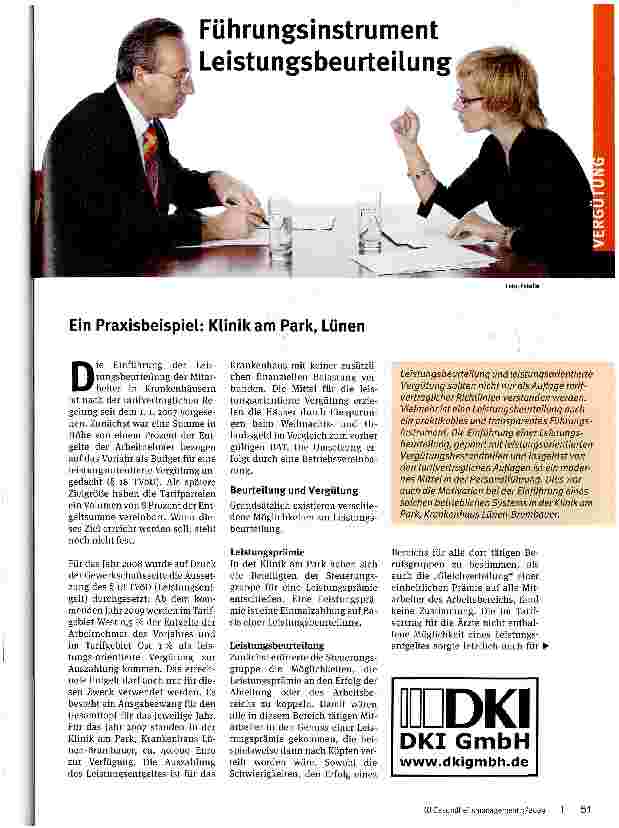 Vorschauseite 1: Führungsinstrument Leistungsbeurteilung