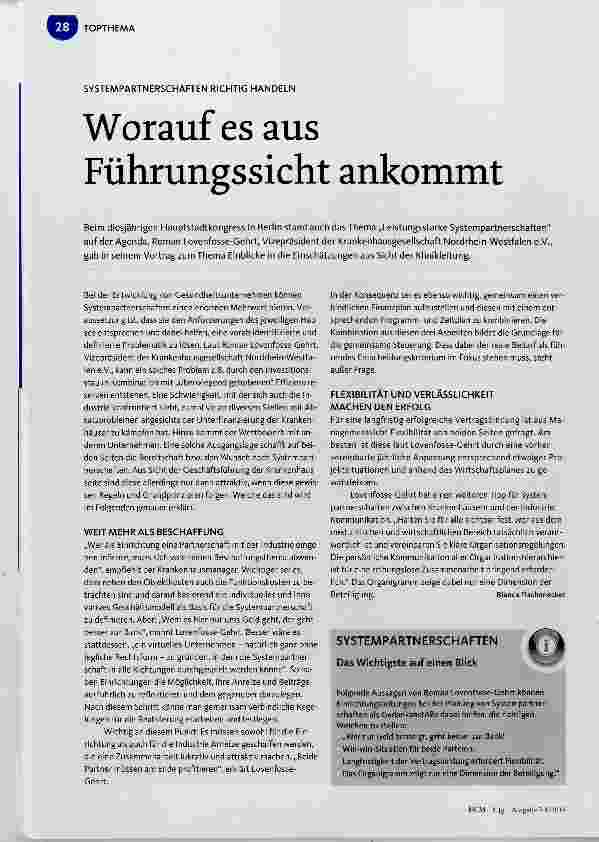 Vorschauseite 1: Worauf es aus Führungssicht ankommt