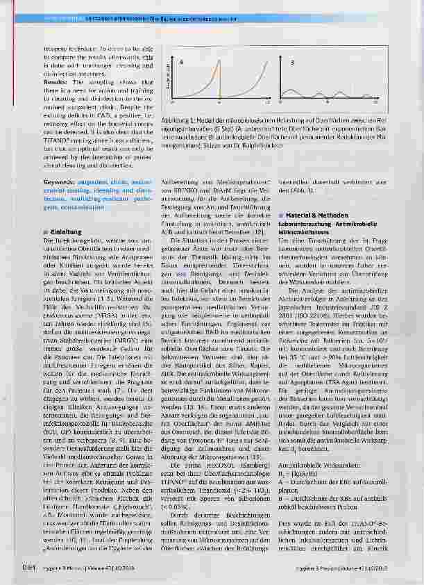 Vorschauseite 2: Untersuchung der Wirksamkeit antimikrobieller Oberflächen in der Infektionsprävention