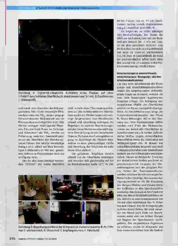 Vorschauseite 4: Untersuchung der Wirksamkeit antimikrobieller Oberflächen in der Infektionsprävention