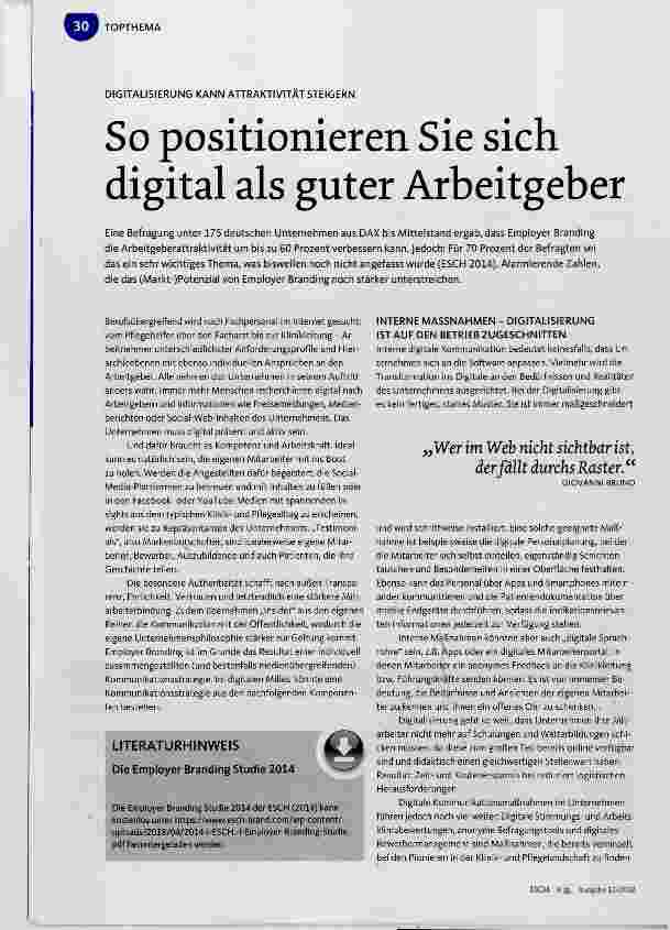 Vorschauseite 1: So positionieren Sie sich digital als guter Arbeitgeber