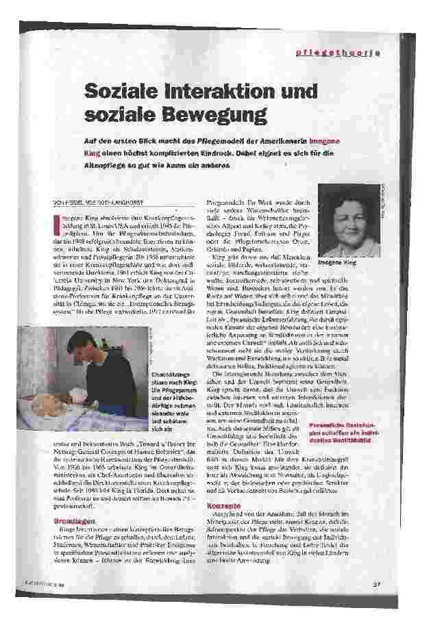 Vorschauseite 1: Soziale Interaktion und soziale Bewegung