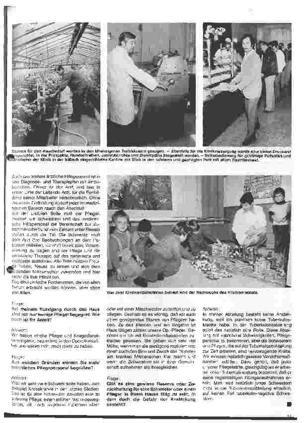 Vorschauseite 4: Die Thorax-chirurgische Spezialklinik Heidelberg-Rohrbach Gespräch mit Dr. Vollhaber, Chefarzt der Inneren Abteilung.