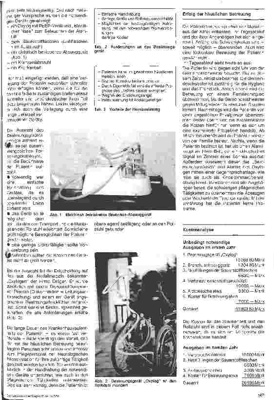 Vorschauseite 2: Heimbeatmung bei degenerativen Vorderhornprozessen - eine Alternative zum Klinikaufenthalt- // ein Fallbeispiel