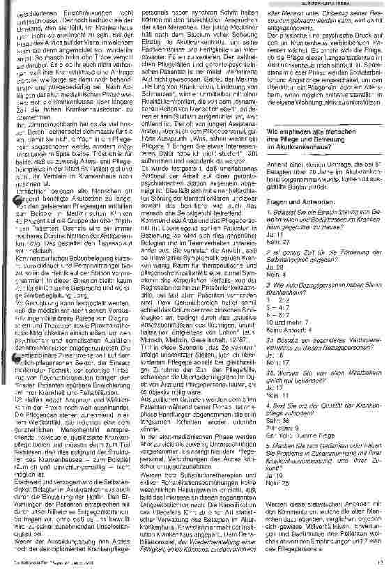 Vorschauseite 3: Der alte Mensch im Akutkrankenhaus Was tun wir heute, was können wir noch tun